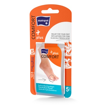MATOPAT Comfort Plus hydrokoloidní náplast S 17 x 48 mm 5 kusů (Náplasti) - Hydrokoloidní