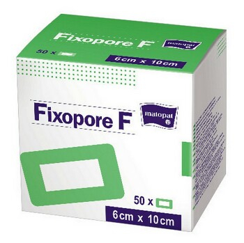 MATOPAT Fixopore F sterilní náplast 5 x 7.2cm 50 kusů