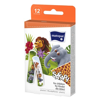 MATOPAT Safari náplast 19 x 76 mm 12 kusů (Náplasti)