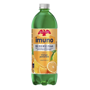 MATTONI Imuno mango pomeranč 700 ml (Minerálky a vitamínové vody) - Přírodní