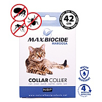 MAX BIOCIDE Collar cat antiparazitní obojek pro kočky 42 cm
