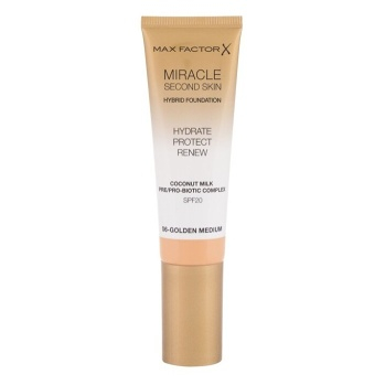 MAX FACTOR Make-up Miracle Touch Second Skin SPF 20 (Hybrid Foundation) 30 ml Odstín 06 Golden Medium (Make-up) - Dekorativní