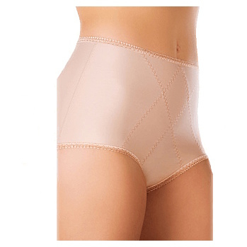 MAXIS Lifting briefs stahovací kalhotky bez nohaviček s vyšším pasem, Velikost: S, Barva: Světle tělová (Kompresní legíny a oblečení) - Tvarující