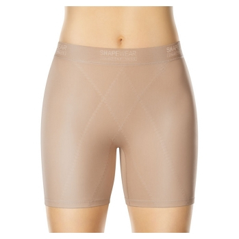 MAXIS Lifting briefs with legs světlé, Velikost: L (Kompresní legíny a oblečení) - Tvarující, Zpevňující, Elastické, Nohavičkové, Pružné, Podpůrné