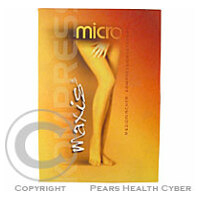 Maxis MICRO-stehenní punčochy s krajkou vel. 5N, světlé se špicí