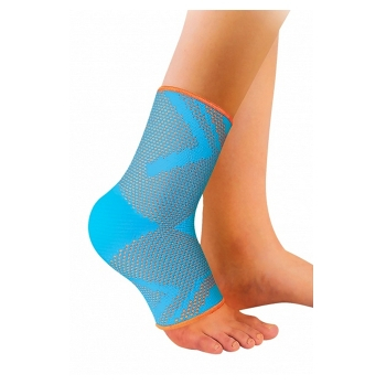 MAXIS S-line premium kompresní návlek na kotník tyrkysový, Velikost: S (Bandáže a ortézy na kotník) - Zpevňující, Kotníkový, Ochranný