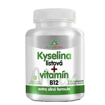 MAXIVITALIS Kyseliná listová + vitamin B12 110 tobolek