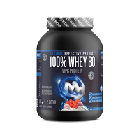MAXXWIN 100% Whey protein 80 divoká malina 2200 g