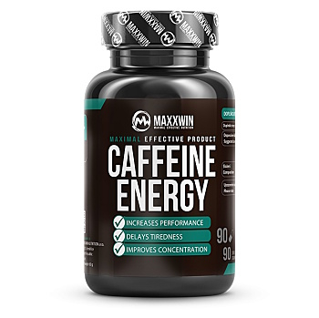 MAXXWIN Caffeine energy 90 kapslí (Během tréninku)