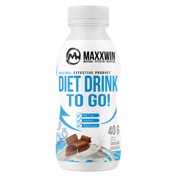 MAXXWIN Diet Drink To Go! Čokoláda 40 g (Proteinové nápoje)