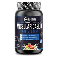 MAXXWIN Micelární kasein příchuť jahoda a banán 1200 g