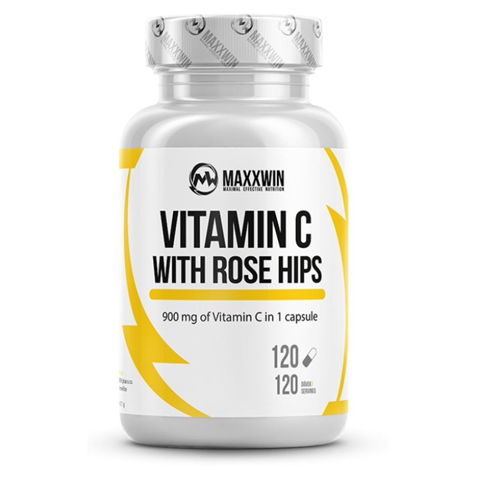 Levně MAXXWIN Vitamin C s extraktem z šípku 120 kapslí