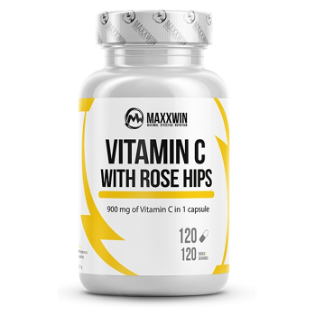 MAXXWIN Vitamin C s extraktem z šípku 120 kapslí