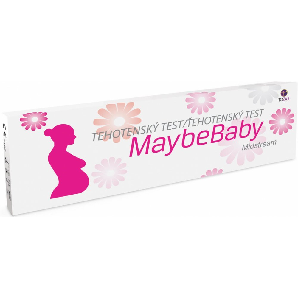 Levně MAYBE BABY Midstream těhotenský test 2v1