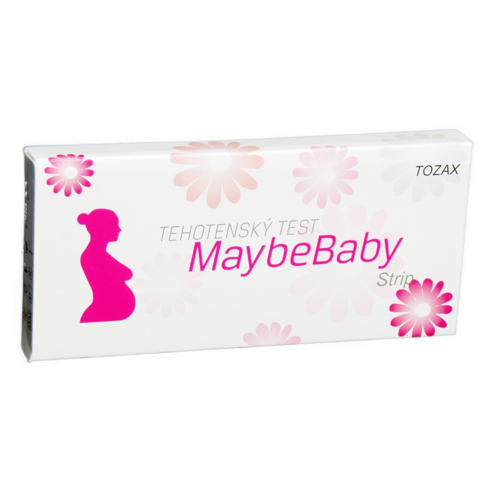 MAYBE BABY Strip těhotenský test 2v1