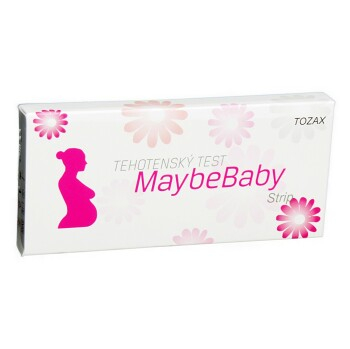 MAYBE BABY Strip těhotenský test 2v1
