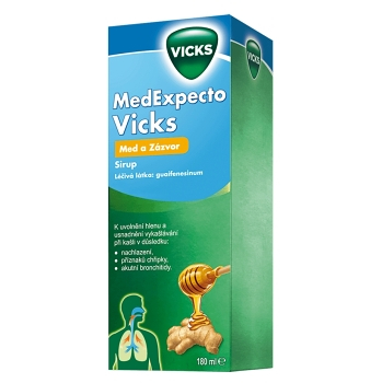 MedExpecto Vicks sirup med a zázvor (180 ml)
