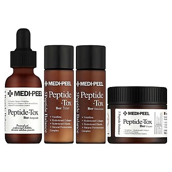 MEDI-PEEL Peptide Bor-Tox 5 Peptide Sada pleťové kosmetiky 4 kusy (Kosmetické balíčky)