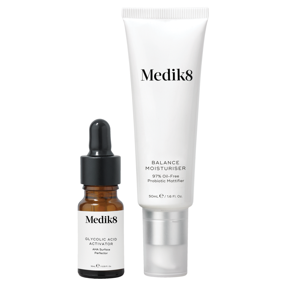 MEDIK8 Balance Moisturiser & Glycolic Acid Activator 50 ml + 10 ml