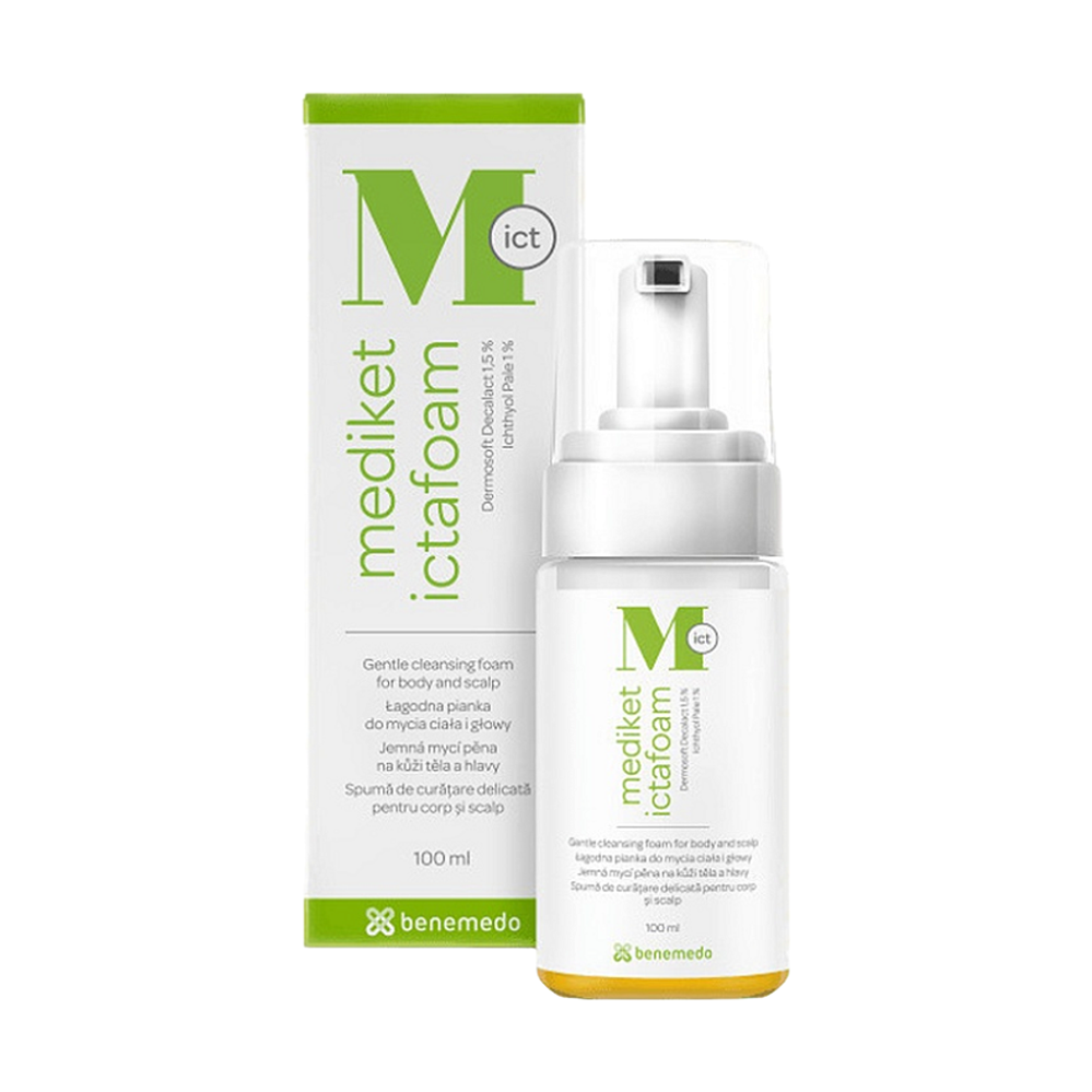Mediket Ictafoam mycí pěna seborea 100ml