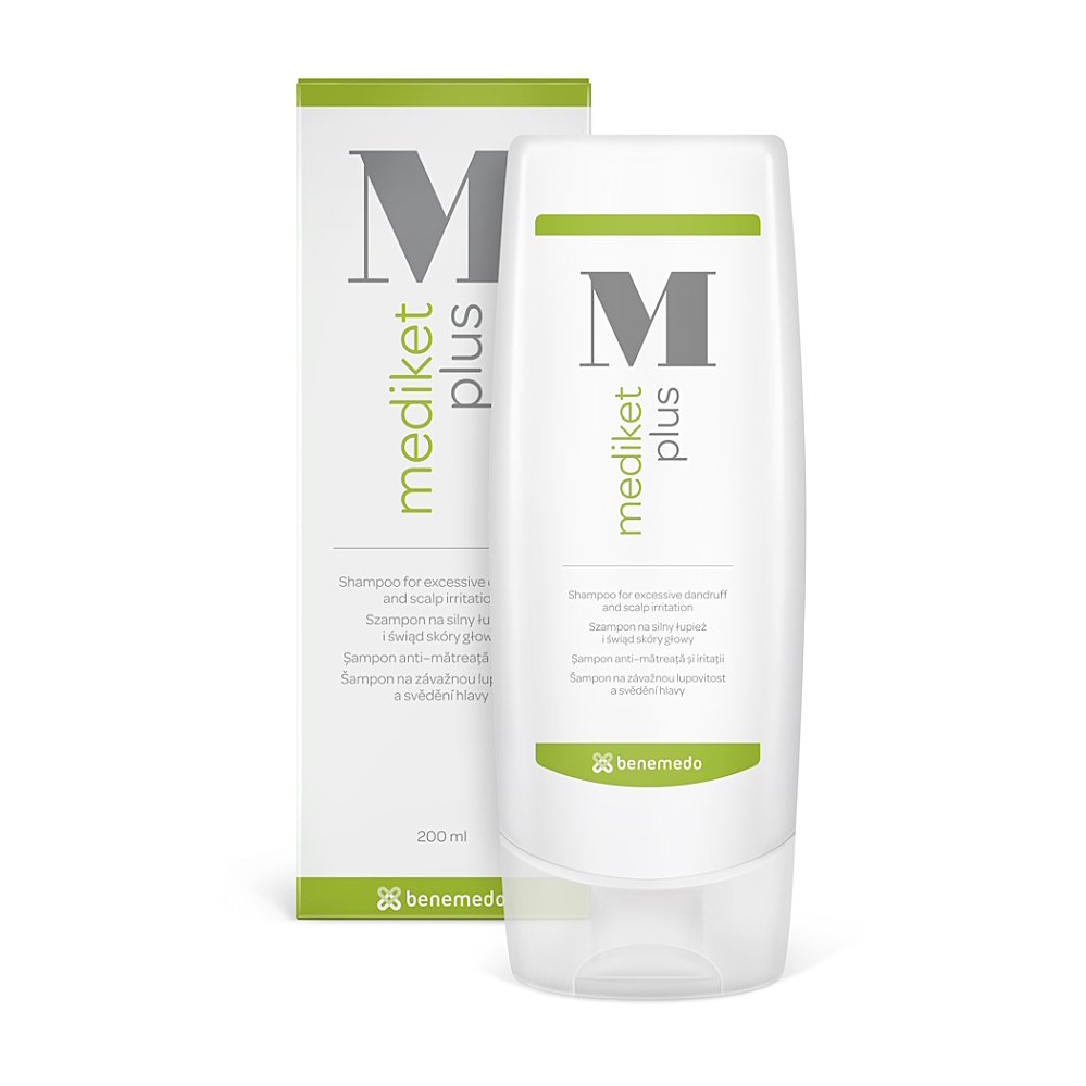 Mediket Plus šampon suché a mastné lupy 200ml
