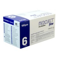 MEDOJECT Fine jehly do inzulínového pera 31G 6mm 100ks