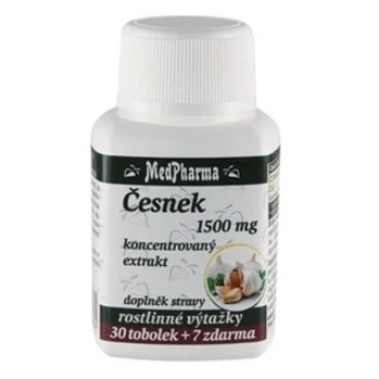MEDPHARMA Česnek 1500 mg 37 tobolek