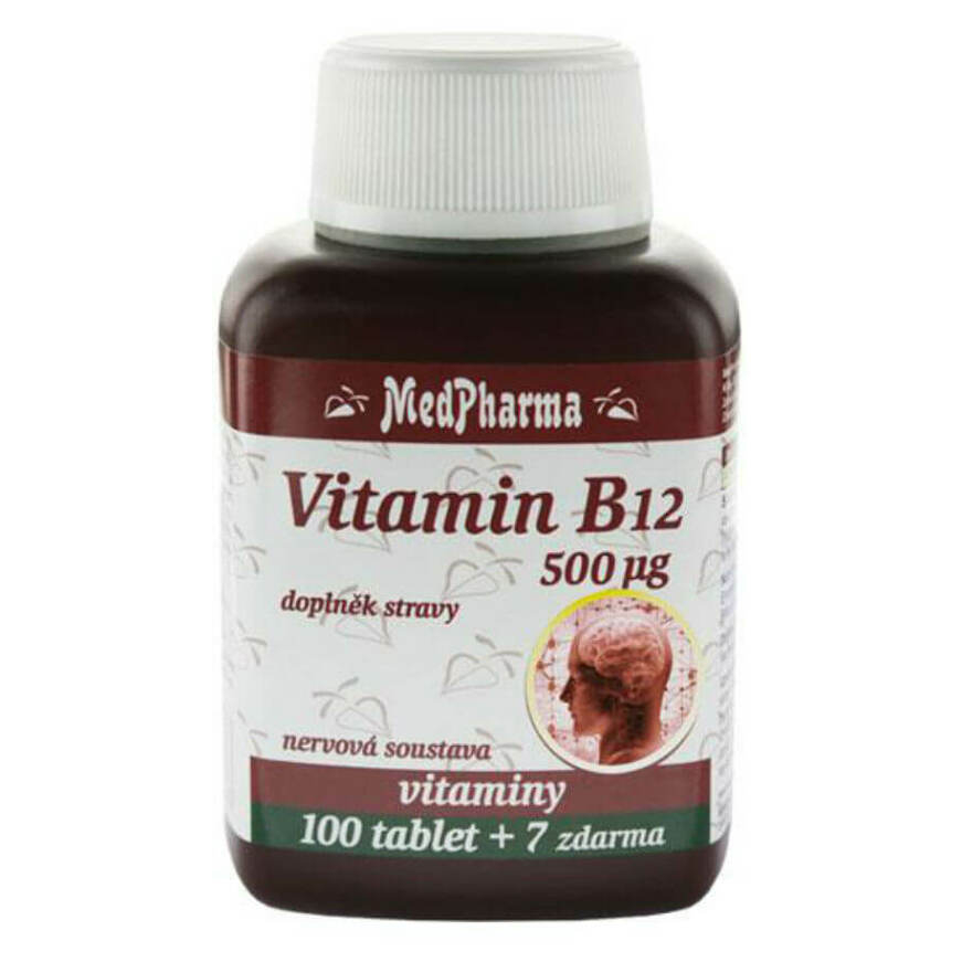 E-shop MEDPHARMA Vitamin B12 500 mcg 107 tablet