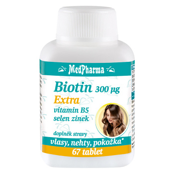 MEDPHARMA Biotin 300 µg extra 67 tablet