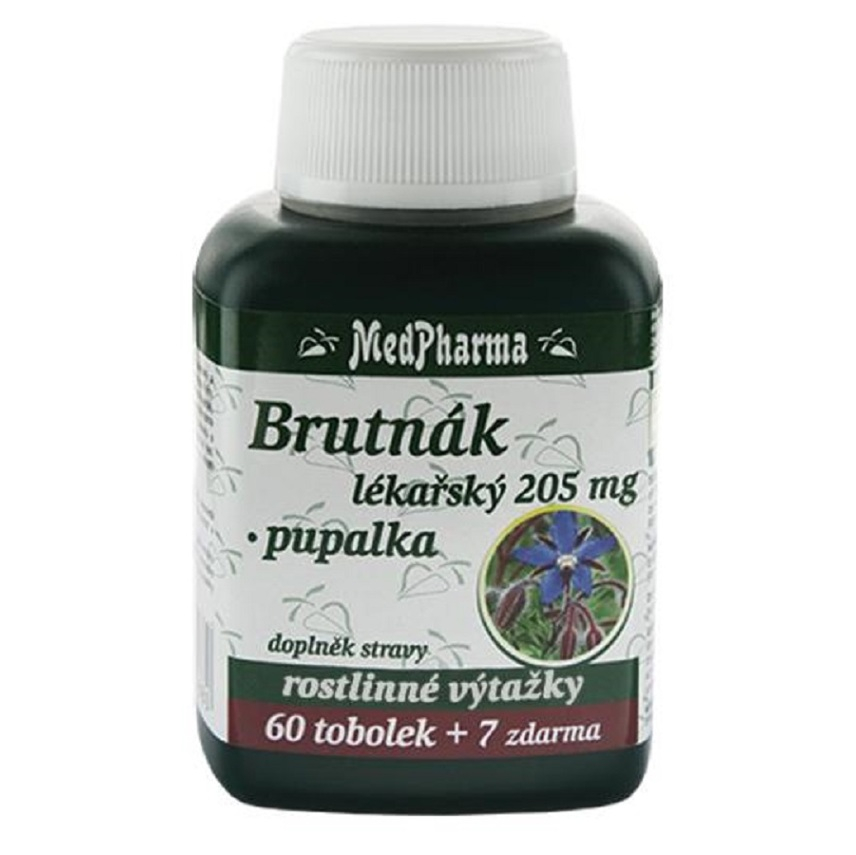 E-shop MEDPHARMA Brutnák lékařský 205 mg + pupalka 67 tobolek