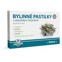 MEDPHARMA Bylinné pastilky s islandským lišejníkem 12 ks