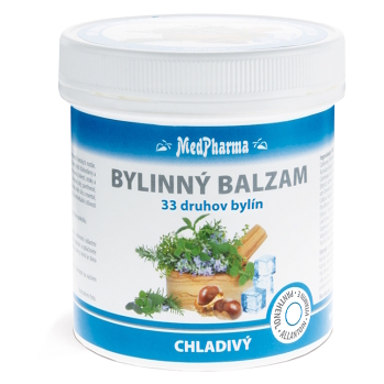 MEDPHARMA Bylinný balzám 33 druhů bylin, chladivý 250 ml (Masážní balzámy, emulze) - Chladící
