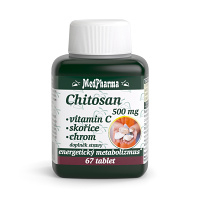 MEDPHARMA Chitosan 500 mg s vitamínem C 67 tablet