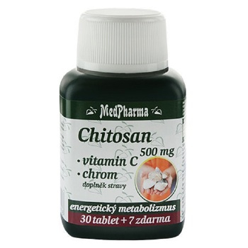 MedPharma Chitosan 500 mg + vitamin C + chrom 37 tablet