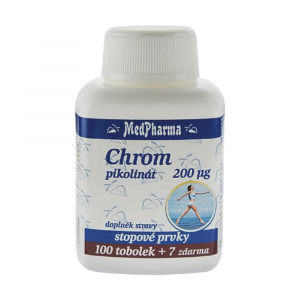 MEDPHARMA Chrom pikolinát 200 µg 107 tobolek MEDPHARMA Chrom pikolinát 200 µg 107 tobolek