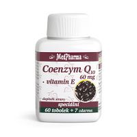 MEDPHARMA Coenzym Q10 60 mg + vitamin E 67 tobolek