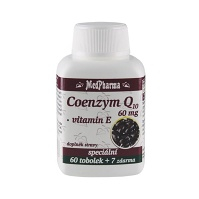 MEDPHARMA Coenzym Q10 60 mg + vitamin E 67 tobolek