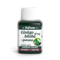 MEDPHARMA Ginkgo biloba + guarana 37 tablet