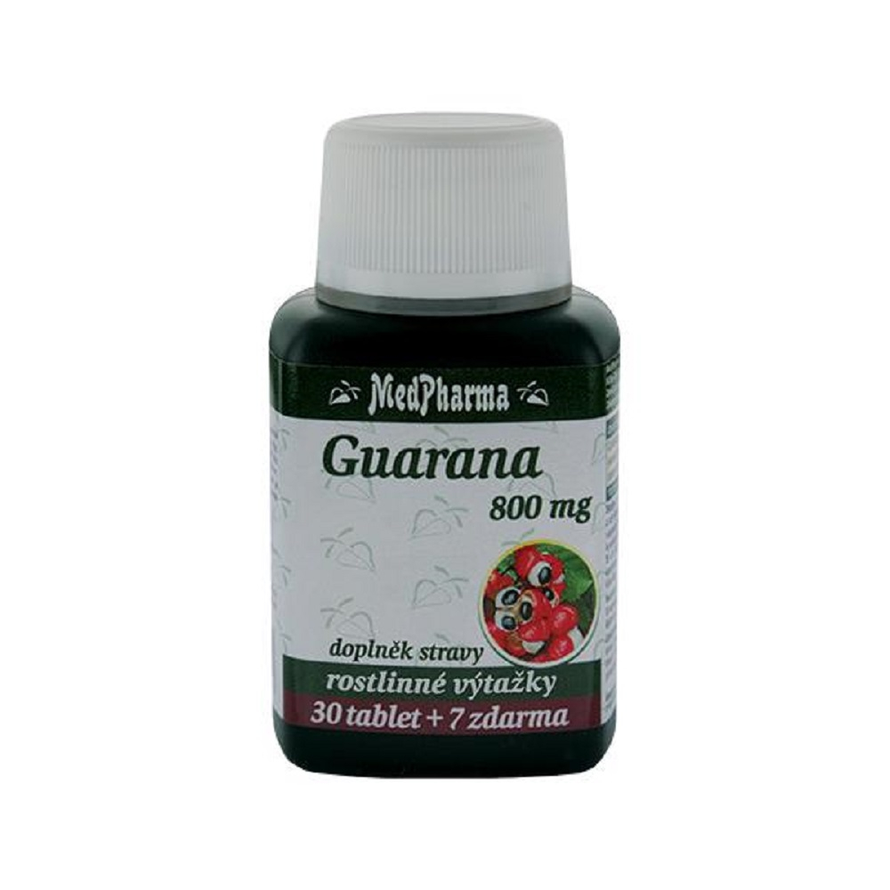 Obrázek MedPharma Guarana 800 mg 37 tablet (2)