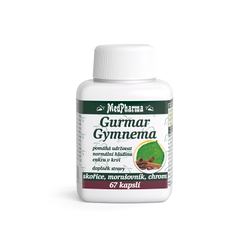 MEDPHARMA Gurmar gymnema 67 kapslí (Doplňky stravy na hubnutí, dietu) - Vícesložkové