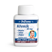 MEDPHARMA Křemík 30 mg + Biotin + PABA 107 tablet