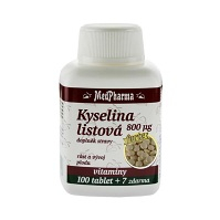 MEDPHARMA Kyselina listová 800 mg 107 tablet