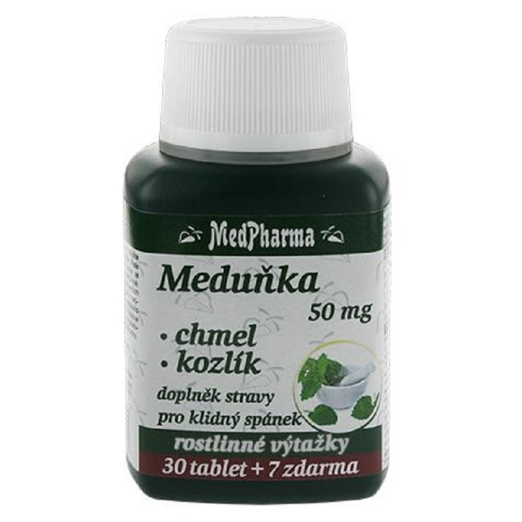 Levně MEDPHARMA Meduňka chmel kozlík 37 tablet