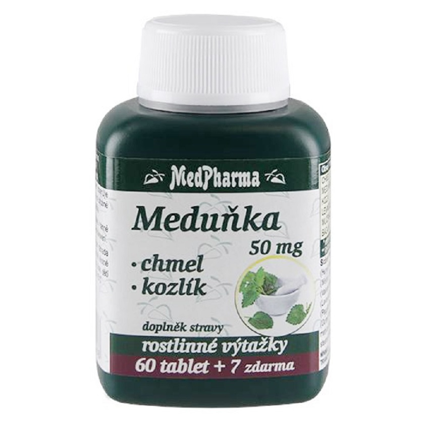 Levně MEDPHARMA Meduňka chmel kozlík 67 tablet