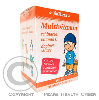 MedPharma Multivitamín pro děti chew.tbl.67