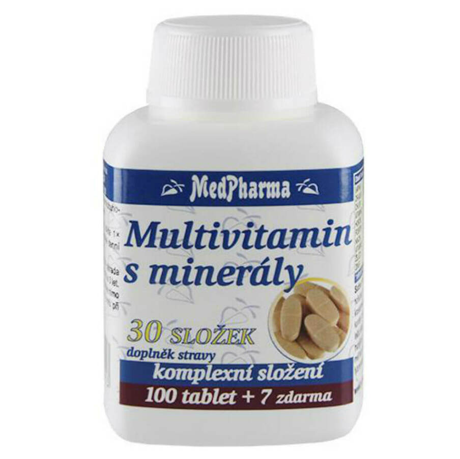MEDPHARMA Multivitamín 30 složek 107 tablet