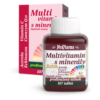 MEDPHARMA Multivitamín s minerály extra 107 tablet