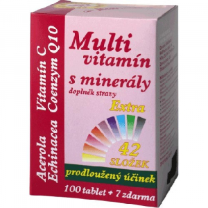 MEDPHARMA Multivitamín s minerály + extra vitamín C 107 tablet MEDPHARMA Multivitamín s minerály + extra vitamín C 107 tablet