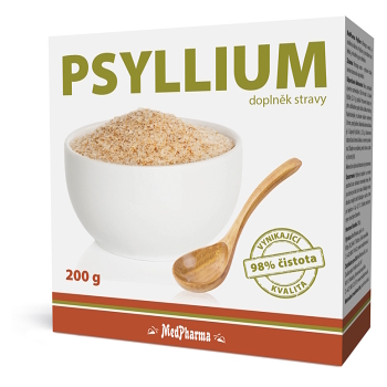 MEDPHARMA Psyllium 200 g (Vláknina, psyllium) - Přírodní