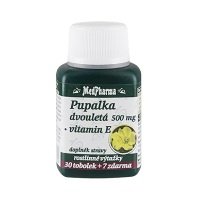 MEDPHARMA Pupalka dvouletá 500 mg + vitamín E 37 tobolek